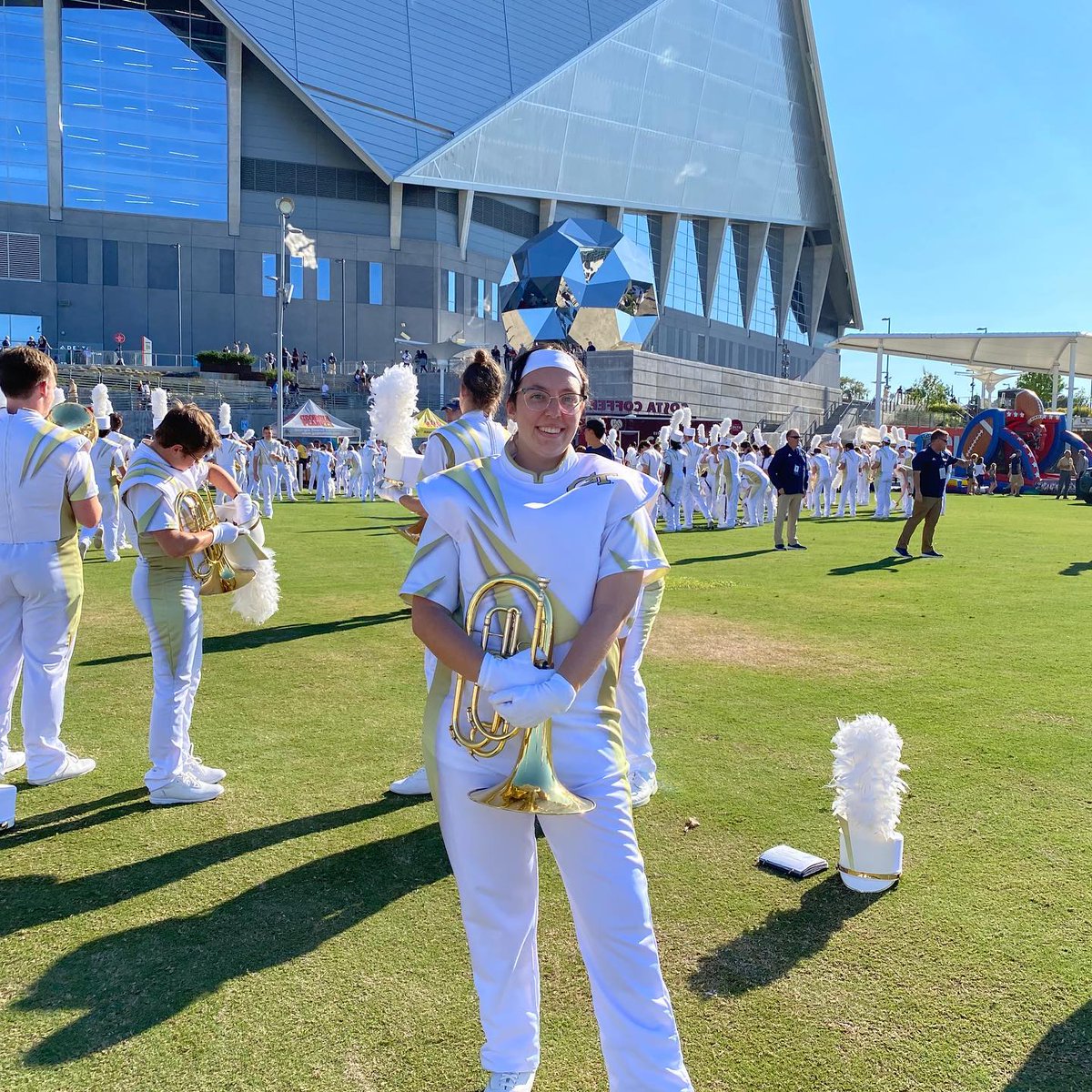 GaTechWIE's tweet photo. **STUDENT SPOTLIGHT**
Hi, my name is Catherine Krause and I'm a Civil Engineering major! I play the Mellophone in the Yellow Jacket Marching Band and love to support athletics here at Tech. I am also involved in the Women's Recruitment Team and the Impact LLC on campus! https://t.co/PObOEnTVsT