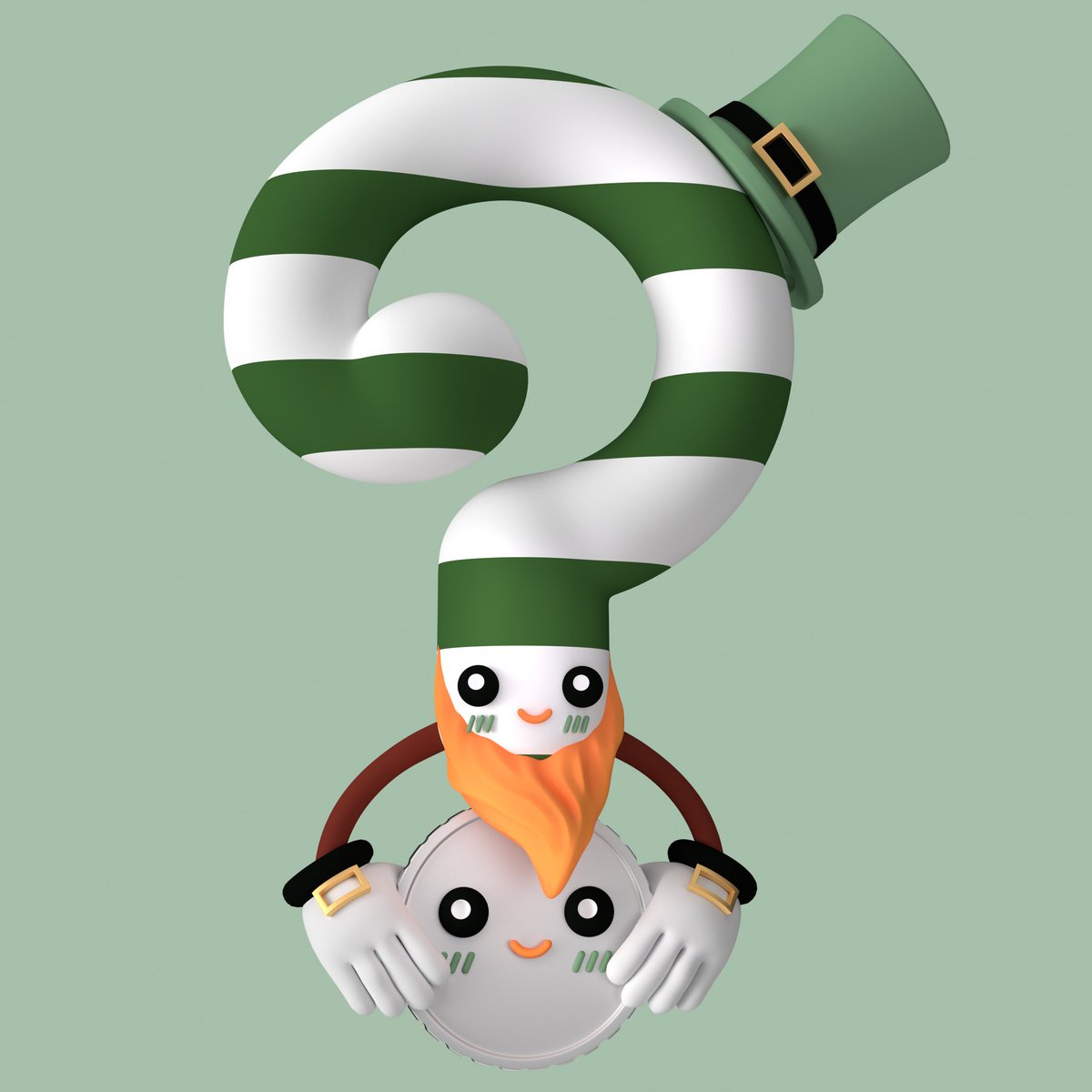 🍀 GET LUCKY and win an NFT 🍀 

Not our fault St. Pattys directly follows Valentines Day - would be RUDE to ignore it 🤗

WIN this lucky little QSTIE - 

❔Like &amp; retweet this post
❔Follow <a href="/qstnus/">QSTN</a> &amp; @ParasHQ 
❔Join telegram: t.me/qstnus

Good luck 👍