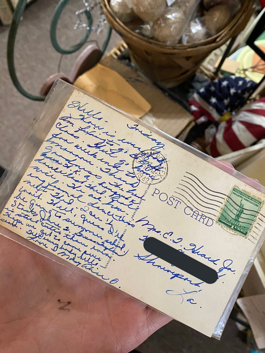 nat_atat_'s tweet photo. Probably the coolest find in an antique shop in downtown Tomball, a post card of @tamuc when it was ETSTC https://t.co/R162YWUhX1