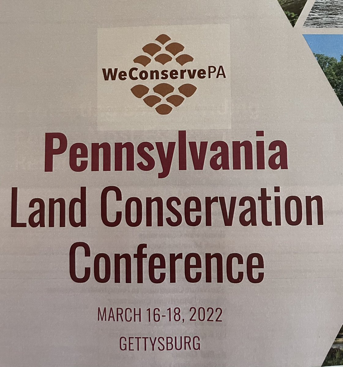 mikewalsh32's tweet photo. Great to be in Gettysburg today for the #PLCC22 and thanks to @WeConservePA for having me—I appreciated the chance to discuss @DCNRnews efforts on #climate and #Sustainability. https://t.co/CF9zhkoD3m