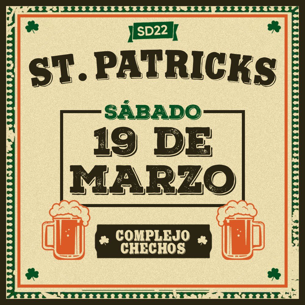 luana_014's tweet photo. Bueno como no puedo estudiar Cx y no dejo de pensar en la fiesta que estamos organizando, voy a hacer un hilo con todo lo que va a haber este sábado 19, ST PATRICK’s, de la mano de los @Bichos2018 https://t.co/1t6DvrSPvr