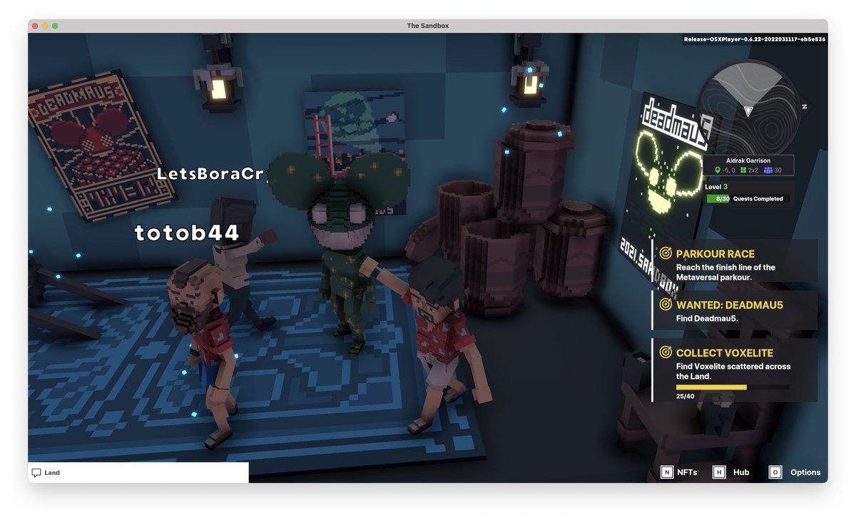 amityrileysan's tweet photo. @TheSandboxGame @deadmau5 I just participated in the daily #SandboxAlphaS2Contest for a chance to earn up to 1,000 $SAND! Starting March 17 - Selfie with Deadmau5. Check out my screenshot below!
👇 #SandboxAlphaS2 https://t.co/B7wftDDYrc