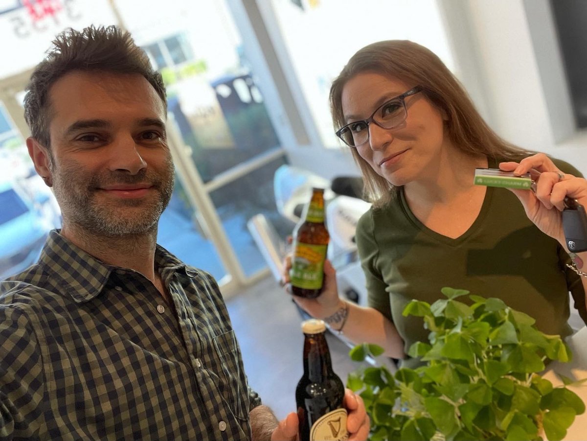 theKeyport's tweet photo. Look who's starting early this St. Paddy's Day... ☘️ Sláinte 🍻
#StPatricksDay #StPaddysDay #keyportlife #keyport #getported https://t.co/X0ilMGJ8mA