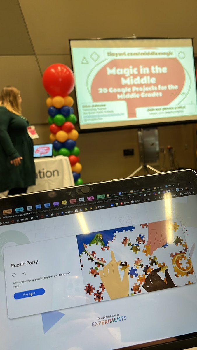 katbalog's tweet photo. Middle School Magic with Google Projecys #MACUL22 https://t.co/vdRYAkqZl8
