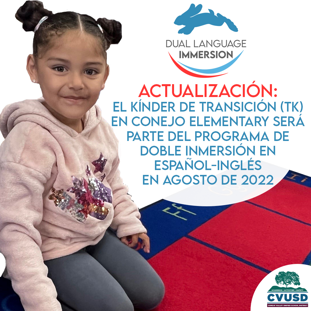 Conejo Valley USD On Twitter El Primer Programa De Doble Inmersi n En