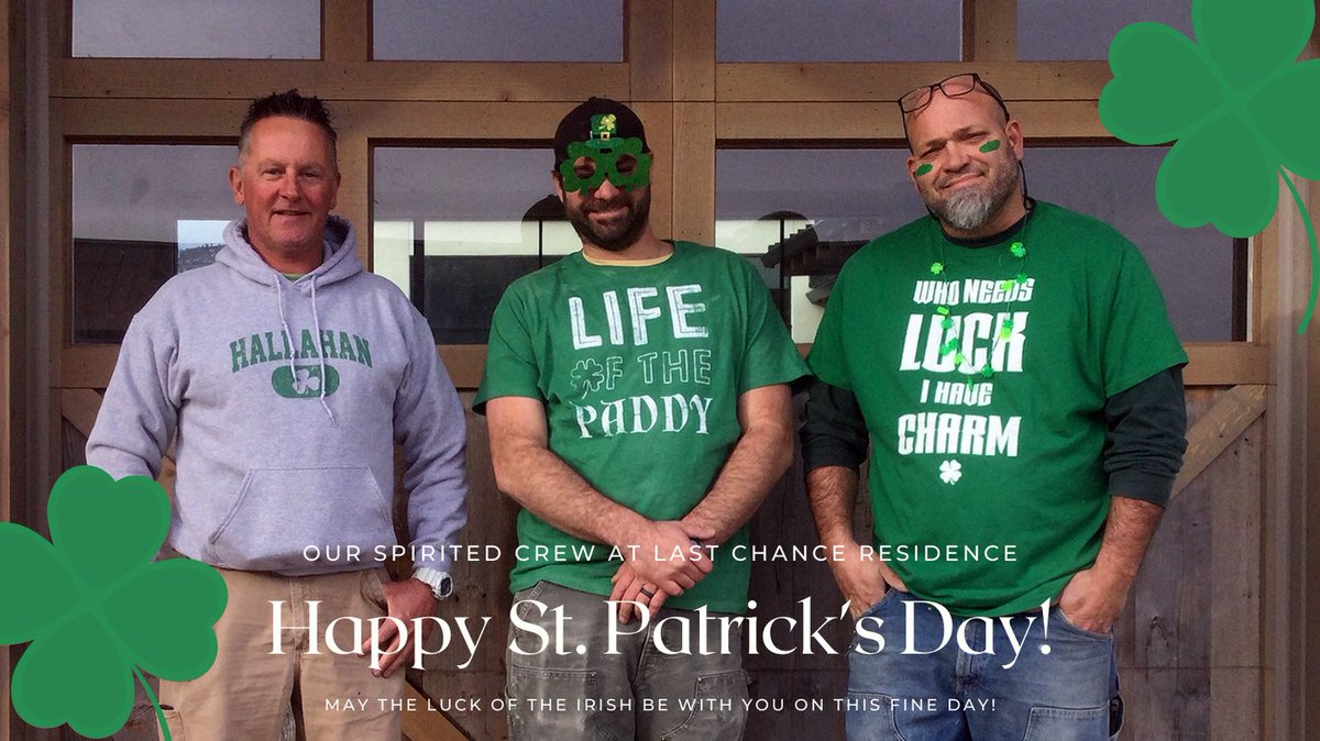 pleniumbuilders's tweet photo. These guys are all the life of our paddy! #stpatricksday #lifeofthepaddy #charm https://t.co/uEjfVbrOKv