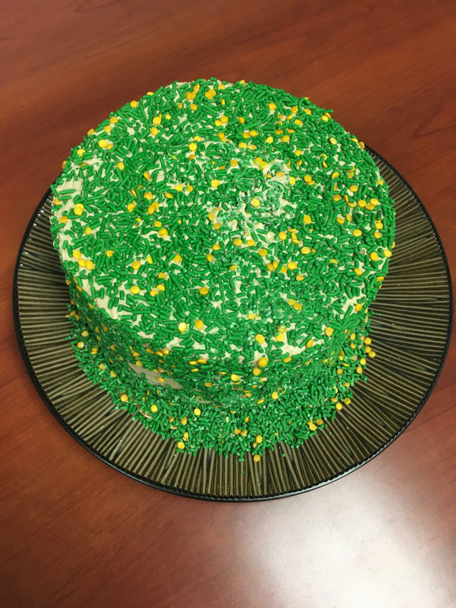 Van_WinkleCo's tweet photo. Happy #StPatricksDay2022! We'll make you green... with envy! We celebrated our March birthdays this festive Thursday with a St. Patcaken from Piecaken Bakery - that's a pie, cake, and cheesecake all in one! #generalcontractor #vanwinkleco #stpatrick #StPatricksDay #HappyBirthday https://t.co/JrcBCYszcl