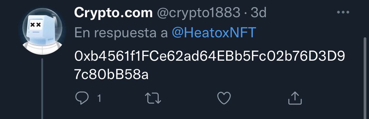 HeatoXoficial's tweet photo. @crypto1883 check your wallet, your wallet was verified, and it is exactly the one to which it was transferred, good luck https://t.co/B0gU7yQ0IJ