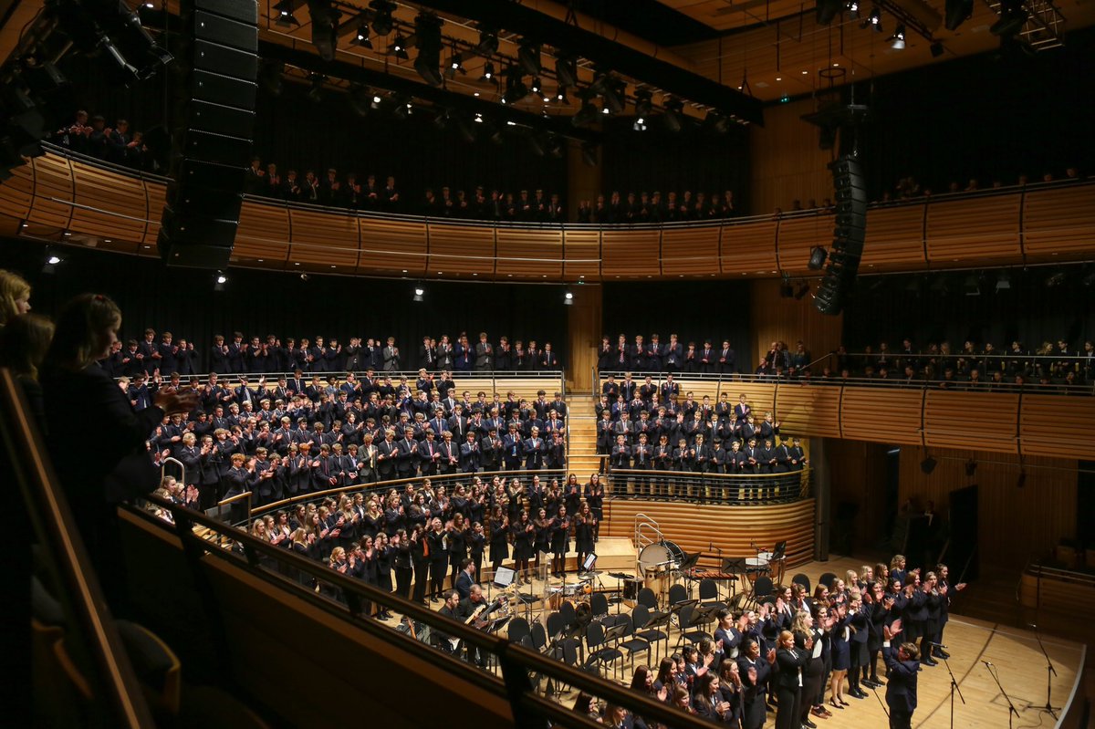 barney_school's tweet photo. Barney ✖️ @Sage_Gateshead 

🤩 WHAT. A. DAY! 

📸 Visit the Barney Facebook for more photos of last night’s momentous Whole School Gala Concert

#WeAreBarney 💙🤎 https://t.co/rWPvGLjPWW
