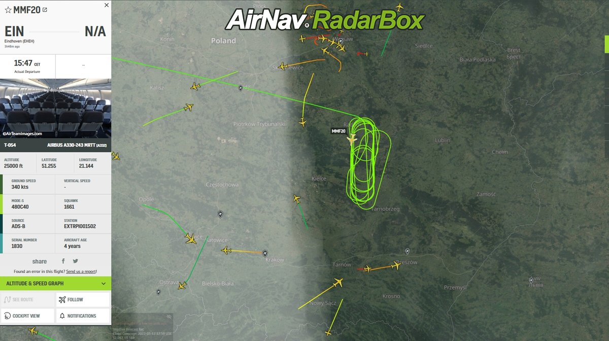 RadarBox on Twitter "Our secondmost tracked flight at the moment goes