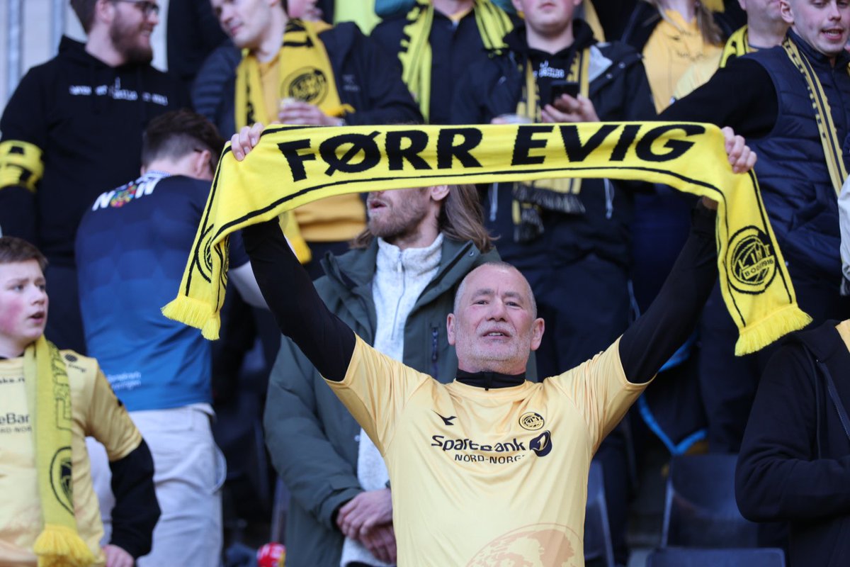 45 more minutes to give it all.
Heia Glimt💛

#UECL #glimt