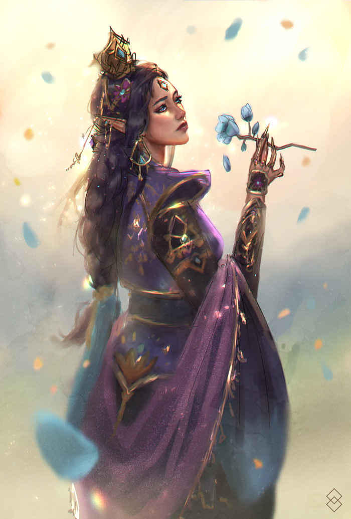 CelineArtStudio's tweet photo. @ViiMorteArt 💜 https://t.co/kBxQHiqelO