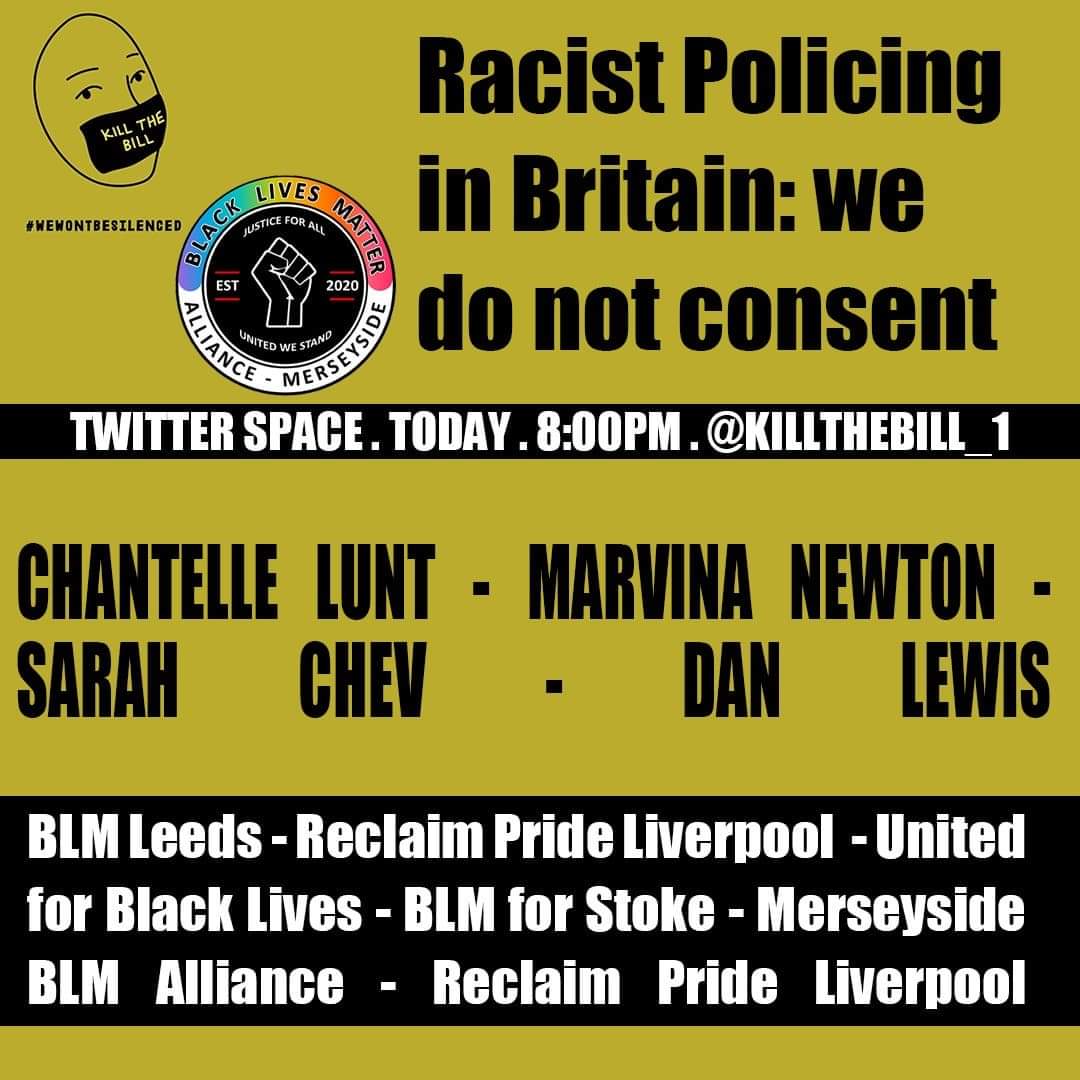 Merseyside Black Lives Matter Alliance tweet media