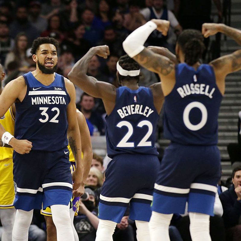 TheHoopCentral's tweet image. The Minnesota Timberwolves are 9-1 over their last 10 games. 🔥