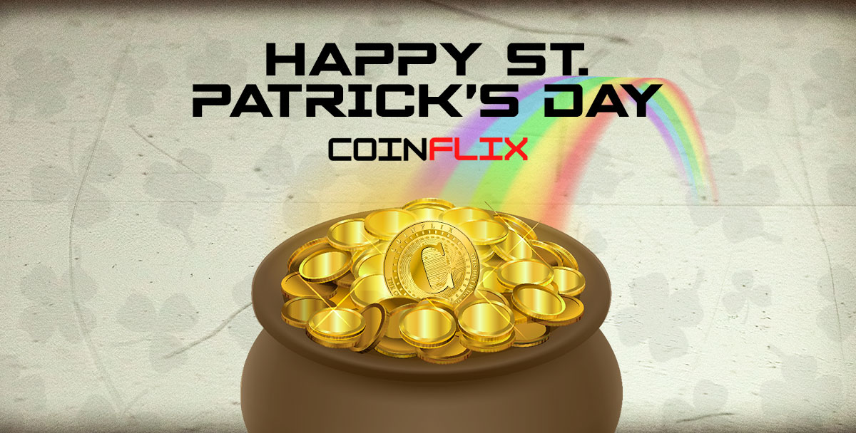 CoinFlixCrypto's tweet photo. Happy #StPatricksDay! https://t.co/57yUYQcWpX