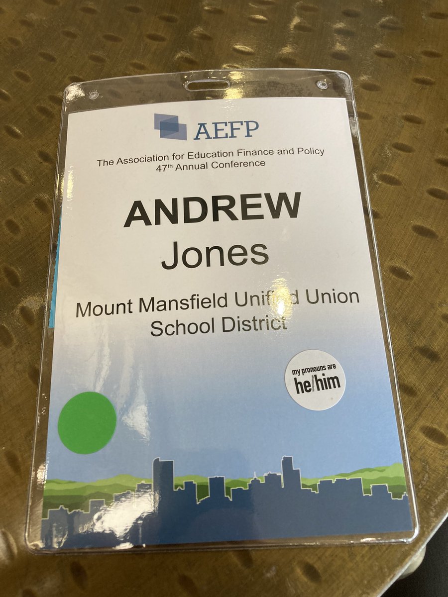 Stoked to be at my first in-person conference since COVID!#AEFP2022