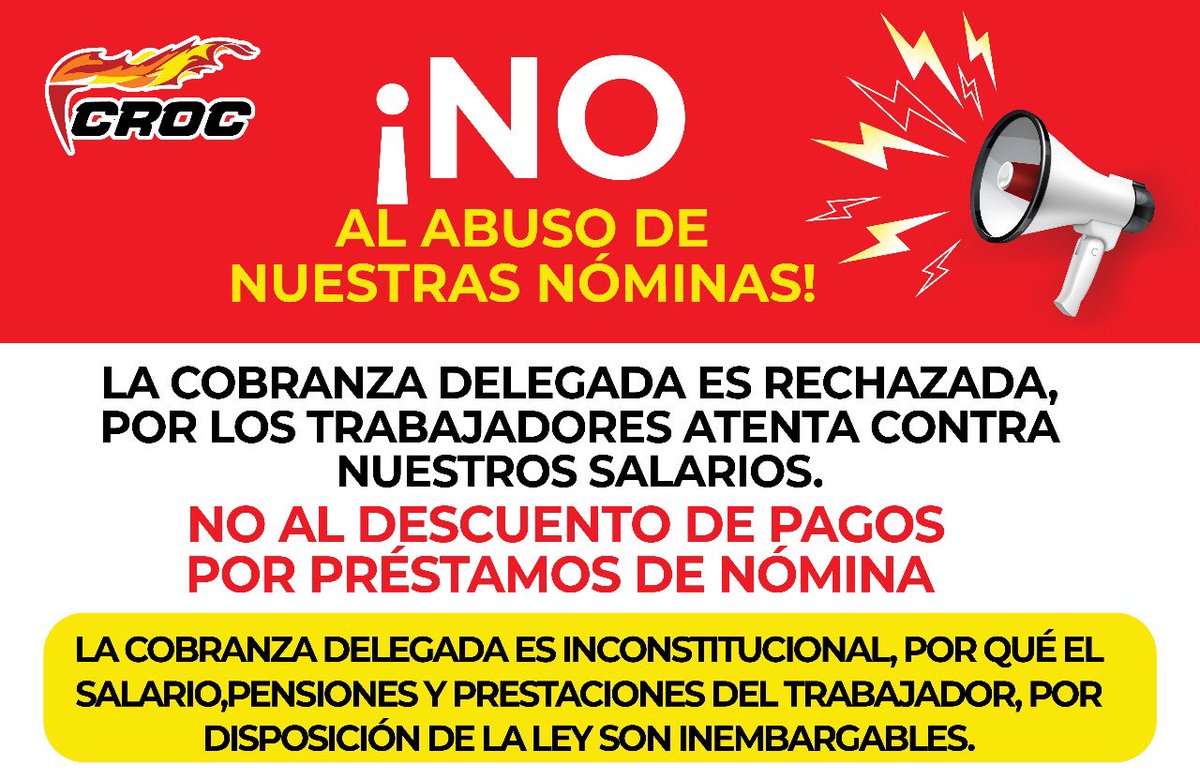 gabymora418's tweet photo. No permitamos que las empresas puedan embargar los salarios de las y los trabajadores ya que esto seria una dura afectación a las familias mexicanas #MiSalarioNoSeToca

@IsaiasSiCumple @Mx_Diputados @lopezobrador_ @LuisaAlcalde https://t.co/I451uTwgkY