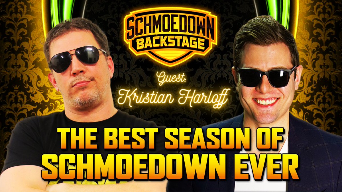 benbatemanmtg's tweet photo. Definitely had a great time talking to the Chairman himself @KristianHarloff about all things #Schmoedown Reboot on this weeks Backstage.

Premiering at 2pm! 

https://t.co/55vUHvZuXt https://t.co/k4JaZ8MXED