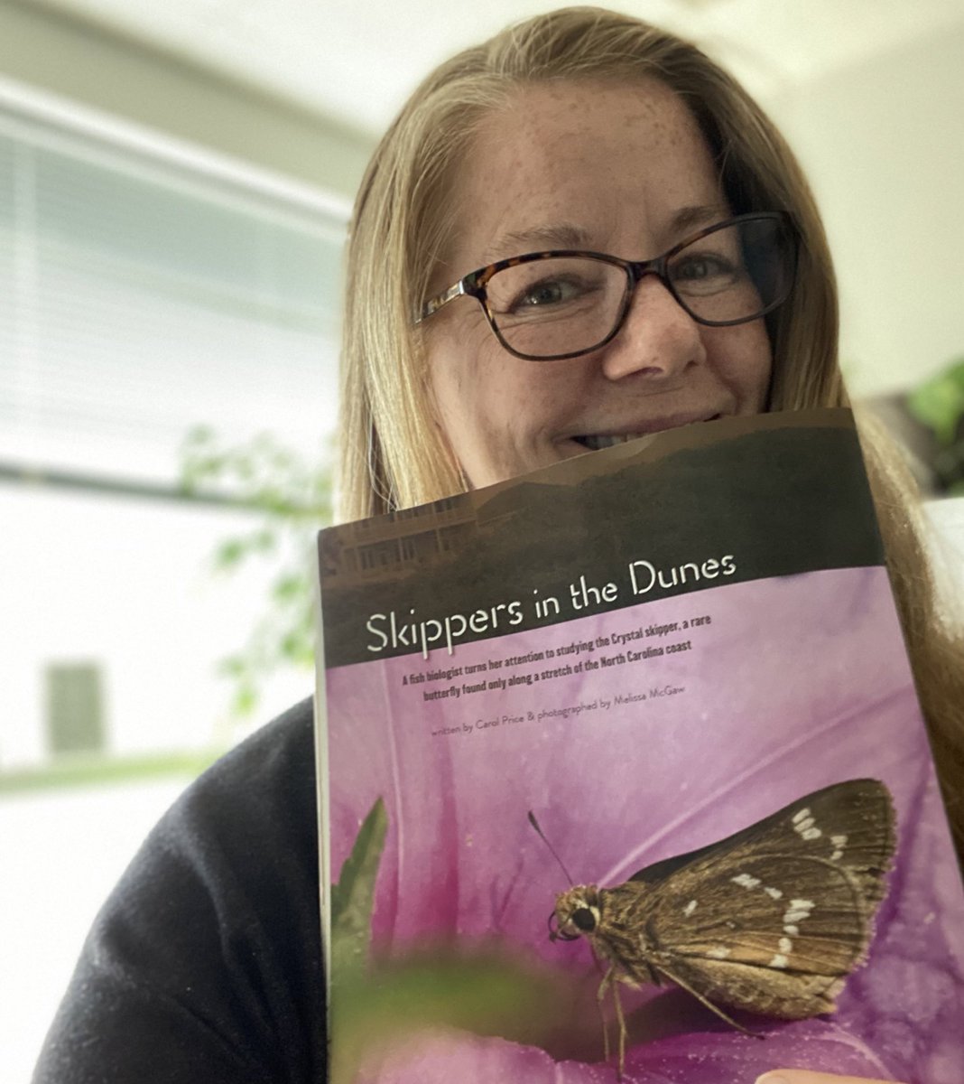 SeaPriceNC's tweet photo. My first article in Wildlife in North Carolina magazine! Thanks @NCWildlife for the space to tell the story of a very special butterfly https://t.co/qciJZKLmt3