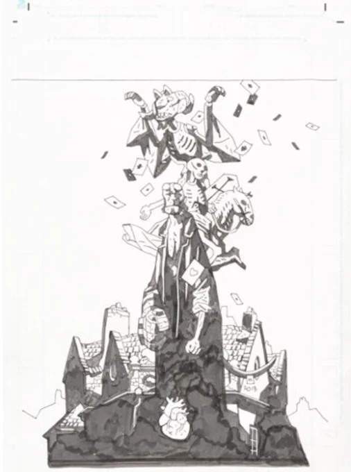 Mike Mignola Hellboy In Hell #6 Cover Original Art (Dark Horse,
2014)....#auction #hellboy https://t.co/vZmgHiXWLh 