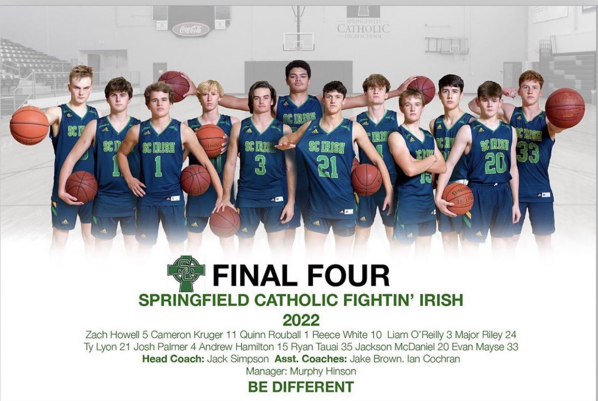 🚨BASKETBALL FINAL FOUR🚨
COME SUPPORT THE BOYS! 
📍JQH vs HELIAS CATHOLIC 
⏰ 8 pm 
🗓 FRI. MARCH 18
THEME: IRISH WEAR 🍀🍀🍀🍀
BE THERE! BE LOUD! POUND THE ROCK! GO IRISH!