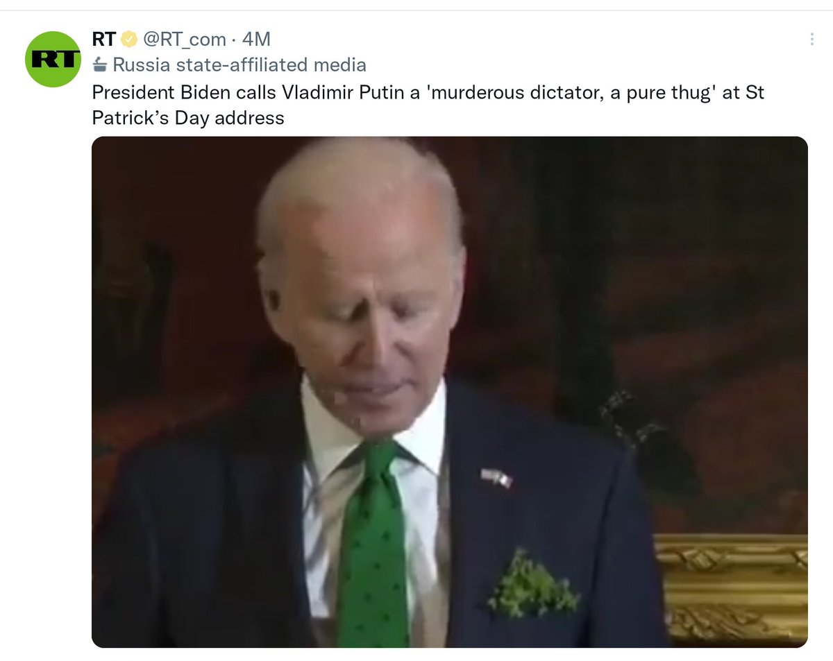 BasedBarzal's tweet photo. Being young, we scream words like "murderous" &amp; "thug" because of limited context/experience.

But President Biden is an elder statesman. 

As an Irish nationalist, he knows what the British said about his leaders. And conversely, what his mother said about them.

Yet came peace. https://t.co/ebIOiWlXBP