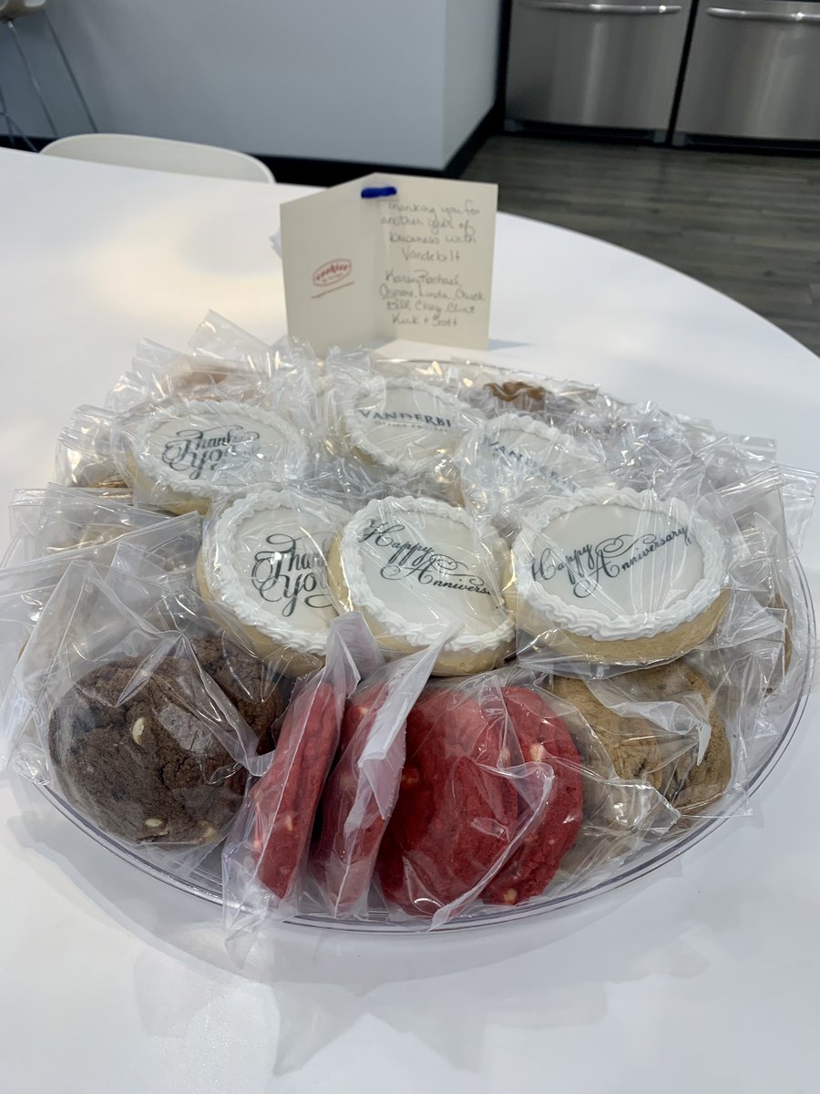PrecoatMetals's tweet photo. Thank you Vanderbilt Office Properties for the anniversary treats! We love our space & the partnership with your amazing team. #success #yours #isours #precoatproud https://t.co/RfkBLss7UZ