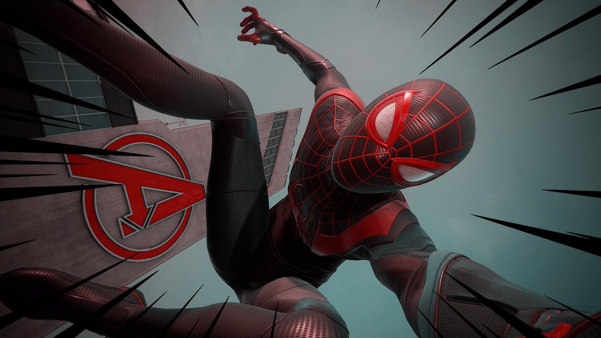 kfalconer68's tweet photo. So got Spider-Man: Miles Morales on Saturday, completed it last night got bored from beating up bad guys so decided I'd get a couple snap shots. Think they turned out not to bad. #PS4 #MilesMorales #SpiderMan https://t.co/vuGEgWegPg
