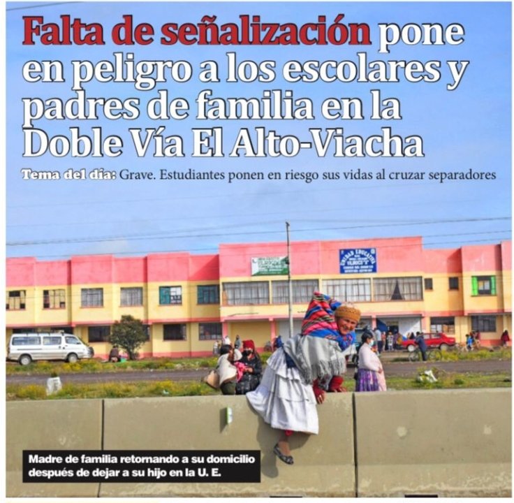 ContraParteB's tweet photo. #ContraParte #deÚltimo construcción de la doble vía Viacha El Alto y barda de separación de carriles pone en riesgo @AdmCarreterasBo pueden evitar tragedias. https://t.co/oYWxBOfHOs