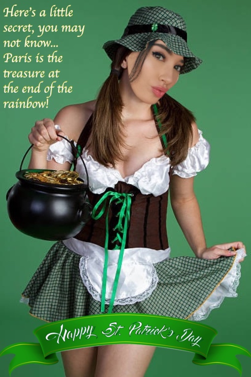ImNamedJames's tweet photo. @Paris5503 Here's a little secret, you may not know... Paris is the treasure at the end of the rainbow! Happy St. Patrick's Day!πͺππ#PerfectParis https://t.co/UlBPnpig1I