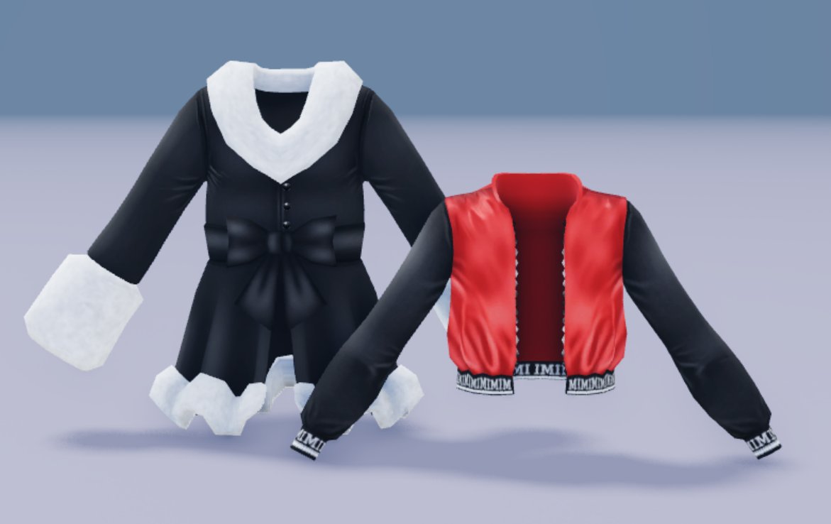 Mimi_Dev #RDC2023 on Twitter: "Due to popular demand, I am releasing two recolours of my original jackets this #RobloxUGC #RobloxDev #RobloxClothing Black Fur Coat: https://t.co/qp3UITjSvw Red Satin https://t.co/IaSIGQrGi9 https://t.co ...
