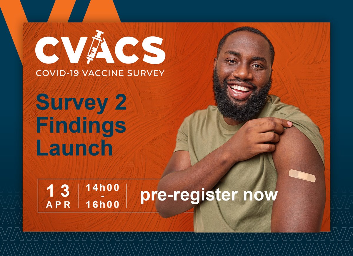 Join us on 13 April at 2pm for the release of the CVACS Survey 2 findings! Survey 2 data was collected during Feb & Mar. We will report on vaccinated & unvaccinated respondents, their vaccine beliefs, vaccination experiences & much more. Register here: zoom.us/webinar/regist…