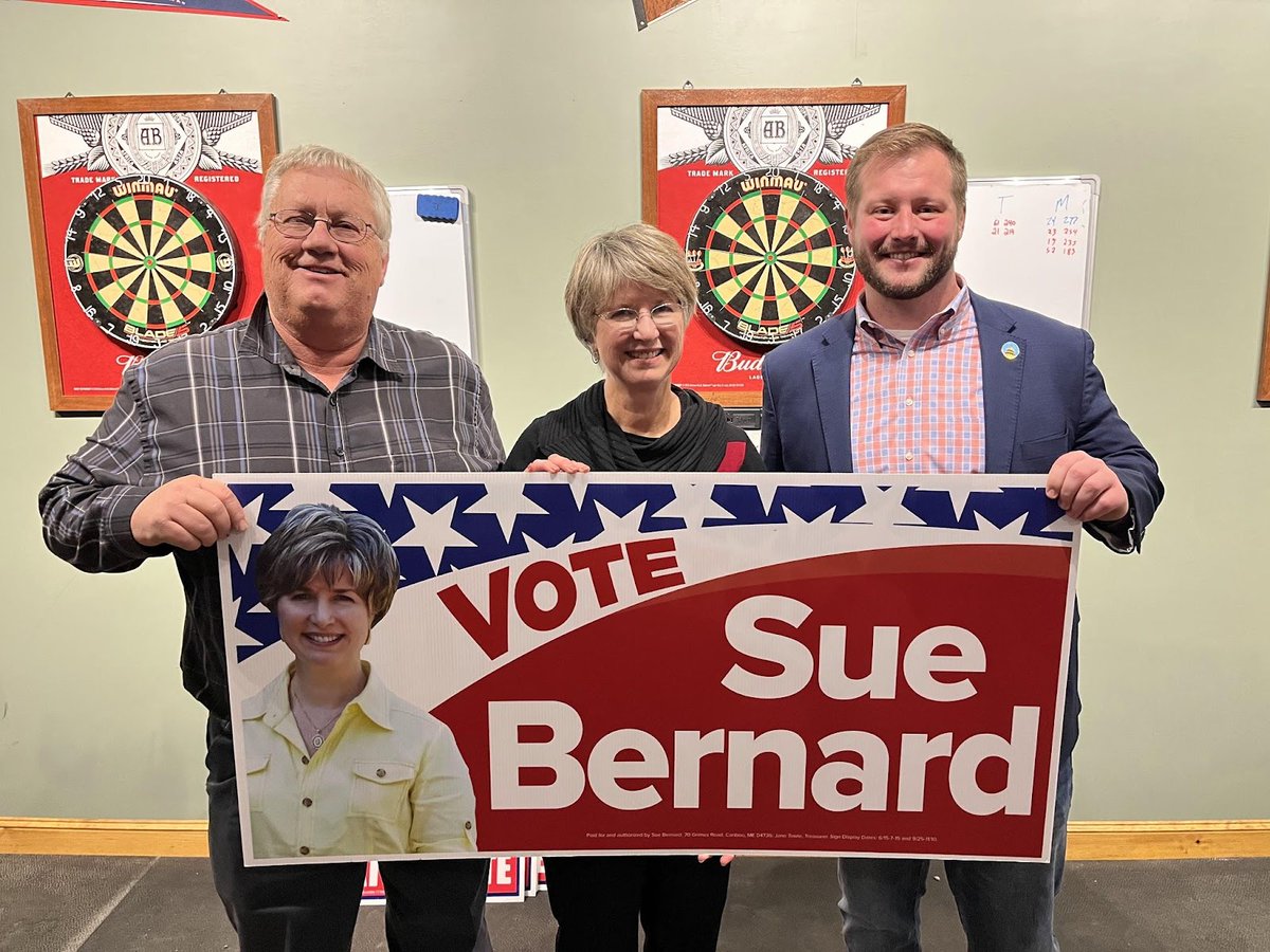 BernardforME's tweet photo. #TBT to when I first announced my candidacy!  Honored to have the strong support of the Senate Republican Leader Senator Jeff TimberlakeTimberlake and Senator Trey Stewart. https://t.co/VGVV7LVka0
