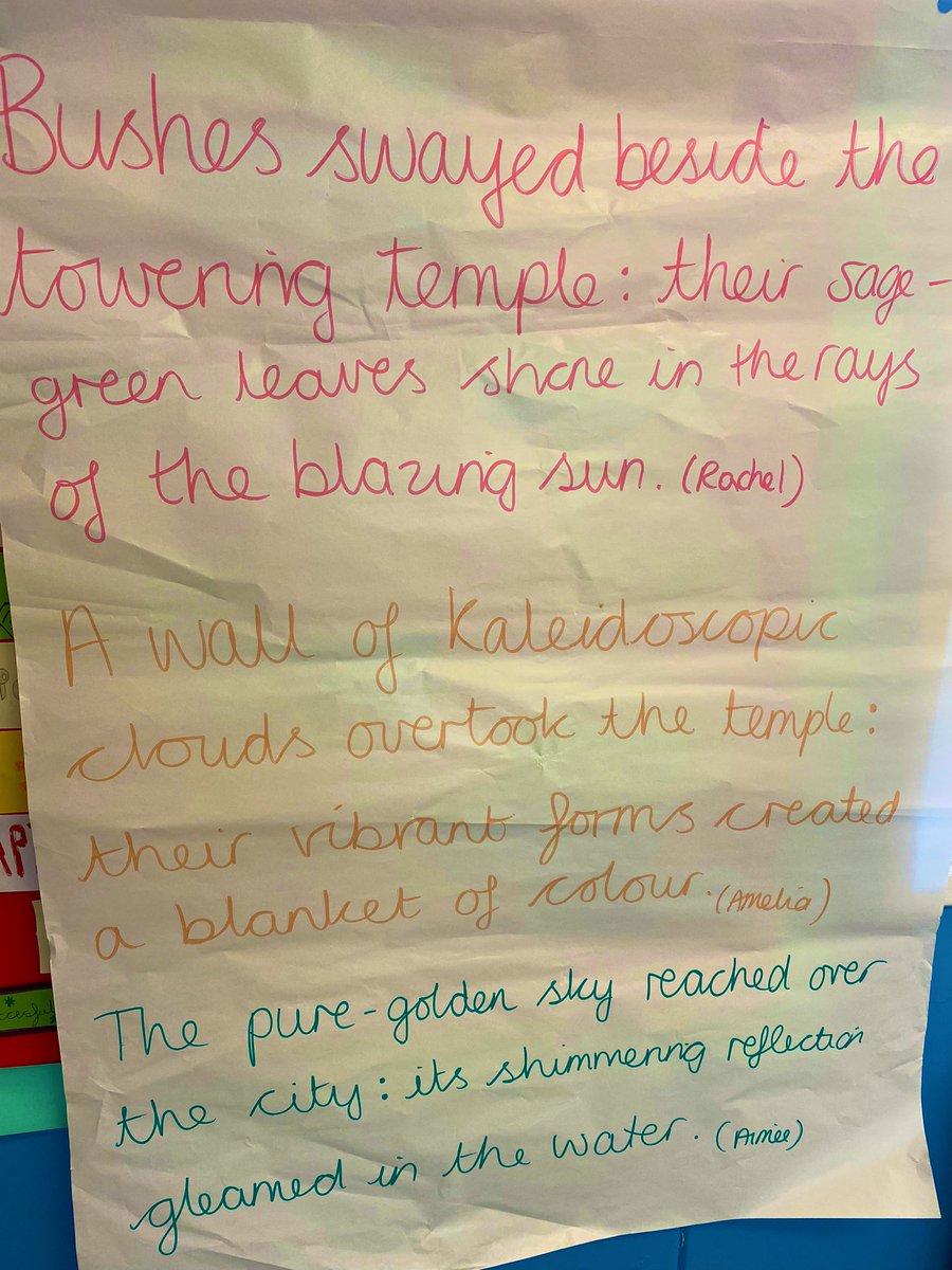 WellfieldMiddle's tweet photo. Some excellent sentence building from Y6 this week. We are really trying to push ourselves with exact vocabulary choice and playing with punctuation to improve our descriptions ✍🏻#WMSCreativity #WMSCommunication https://t.co/L9IKDIM0Od