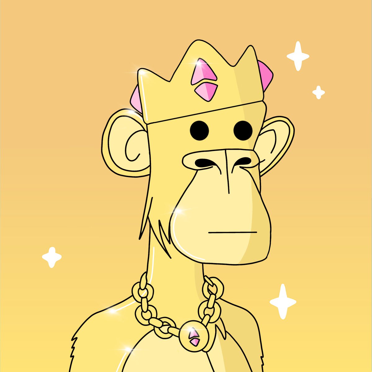 👑 SURPRISE SURPRISE, THE KING IS BACK

Of course, the King will be here! Gold background, Gold Crown, Gold Chain! No doubt, he still rules his Kingdom!🐵

If you’re lucky to get him at reveal, the D.A.S team will send 10,000 USDT to your wallet. (rewards will be sent with proof)