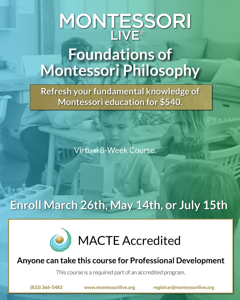 Start Training with the Foundations course in 2022! - *|mailchi.mp/montessorilive…|*