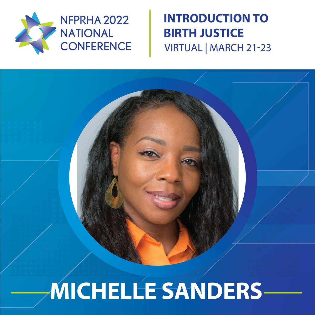 NFPRHA's tweet photo. Today is the FINAL DAY to register for #NFPRHA2022 https://t.co/W54X1XdJSm and hear from experts like @ImChelle15: "I love what I do, because I believe birth is sacred and everyone should have birthing rights and options..." (1/2) https://t.co/lMa35qbKbq