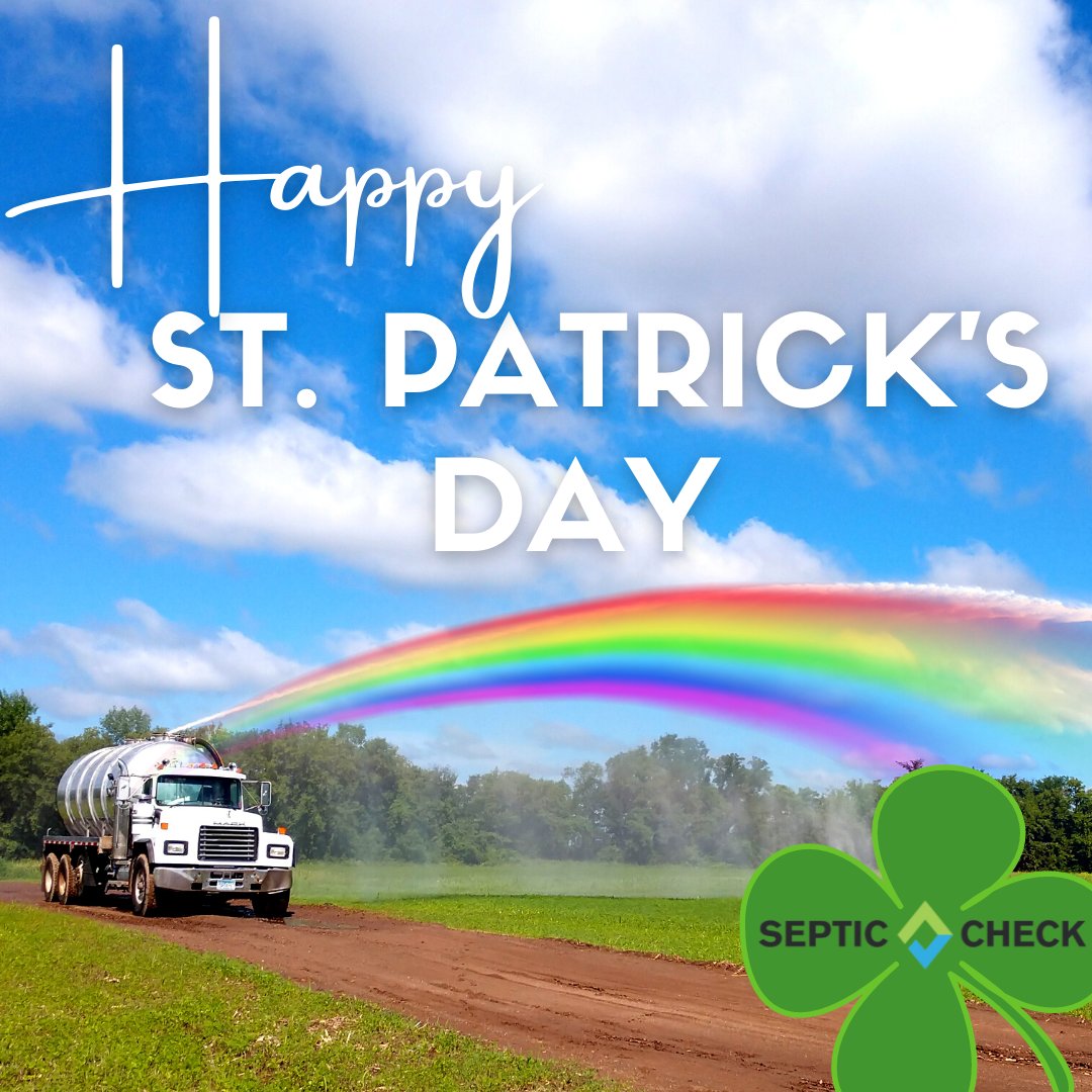 Septic_Check's tweet photo. 🍀Septic Check Wishes Everyone A Very Happy &amp; Safe St. Patrick's Day!!🍀 https://t.co/Vs7Y6UeSuX