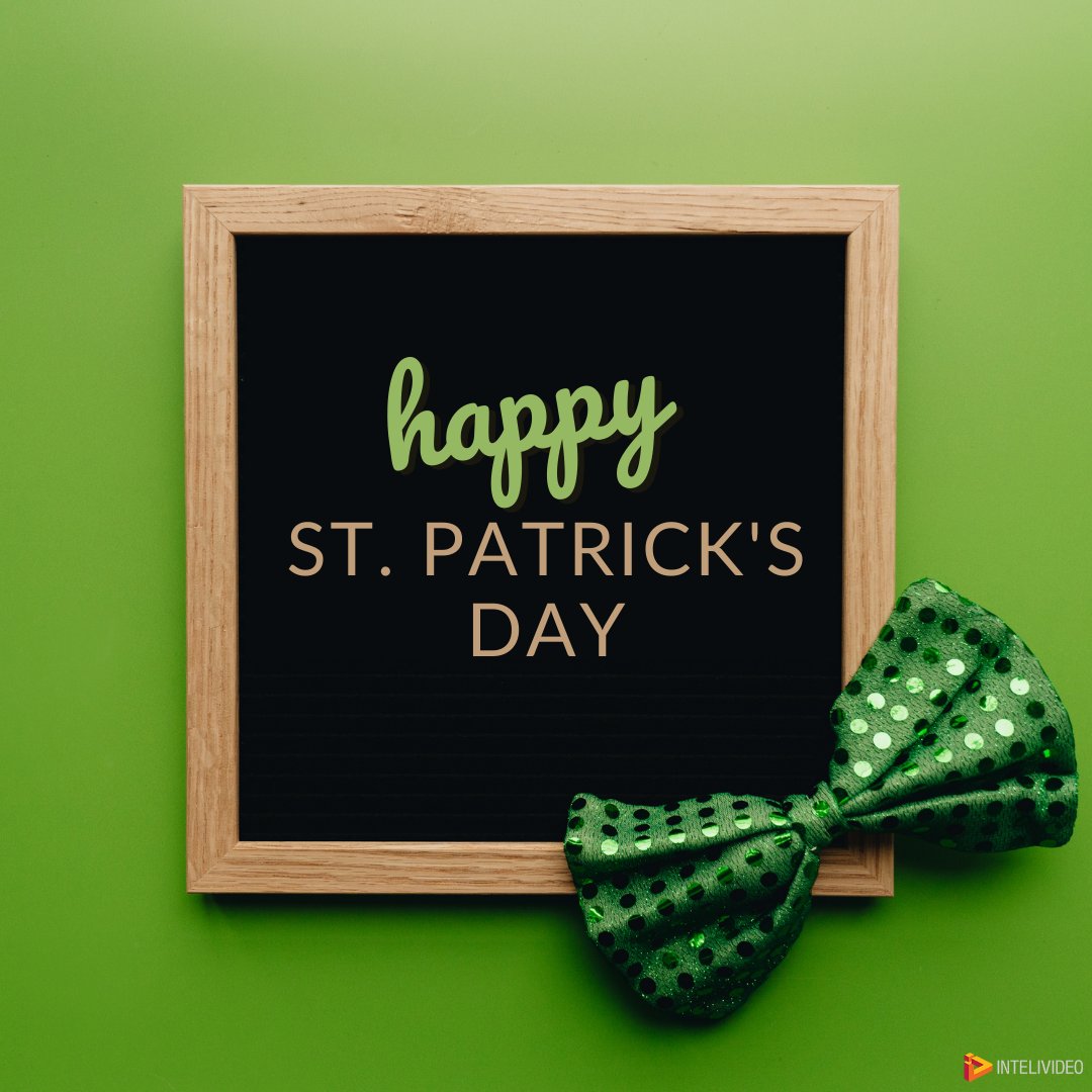 Happy St. Patrick's Day from the Intelivideo team! How do you spend your holidays - relaxing or moving? Tell us in the comments!