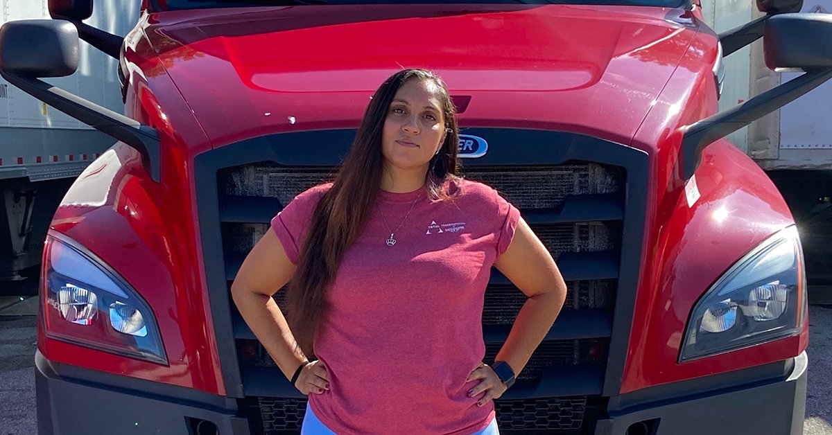 WomenInTrucking's tweet photo. A company that prioritizes women's safety and diverse company culture will naturally attract women looking to enter a trucking career. https://t.co/GSAvzcMgYH https://t.co/n635HaLZWp