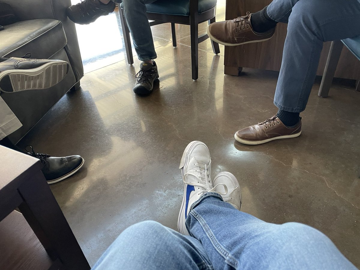 jackschull's tweet photo. I am beyond grateful for this circle of men – these pastors and friends – these feet that have walked with me through the ups and downs of life and prayerfully championed one another for the last several years. #covenantgroup https://t.co/vEjO5HDWec