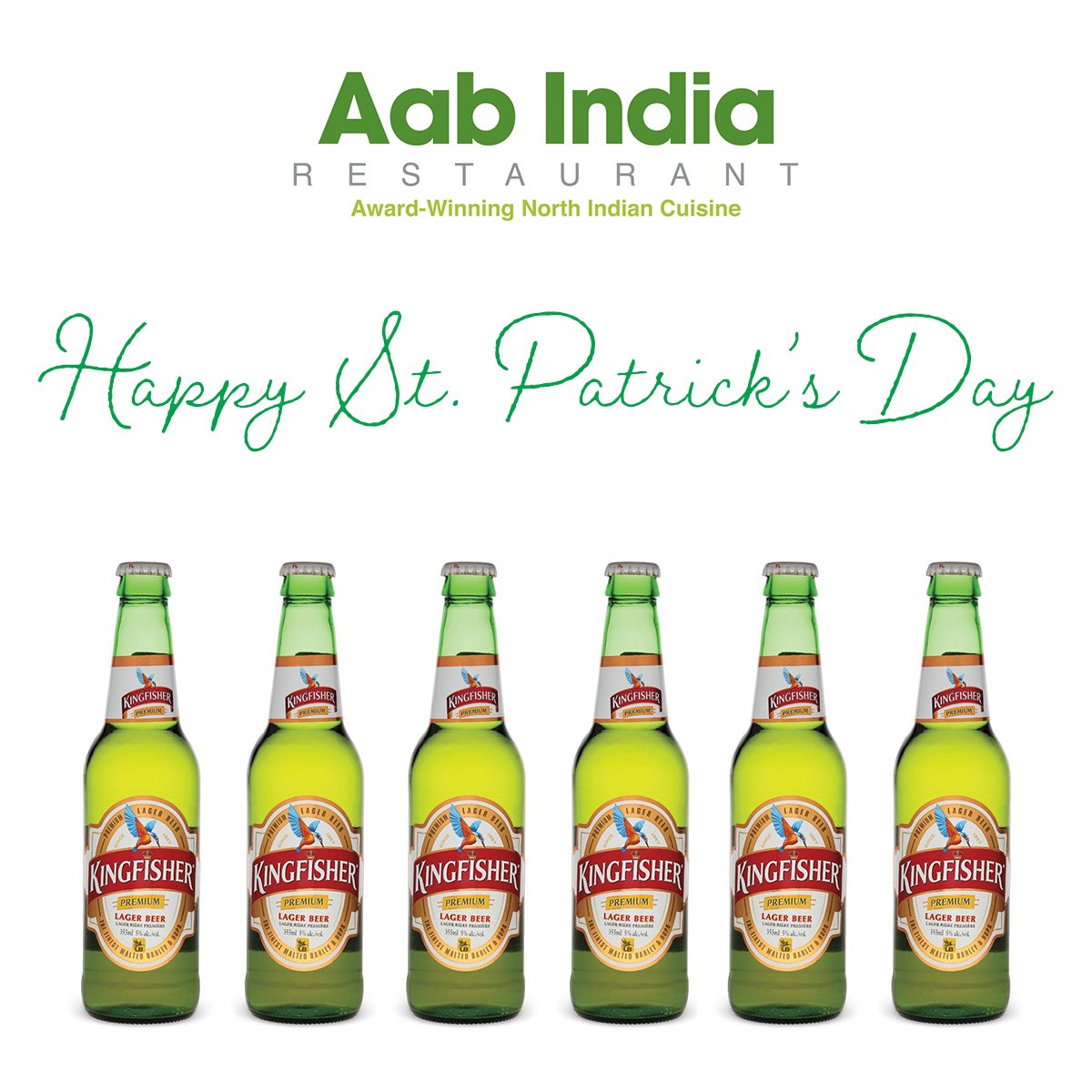 aabcbus's tweet photo. Happy St. Patrick's Day! Visit us and celebrate, our Happy Hours begins at 5 p.m. until 7 p.m. #saintpatricksday #aabindia https://t.co/s6z5W8dInz