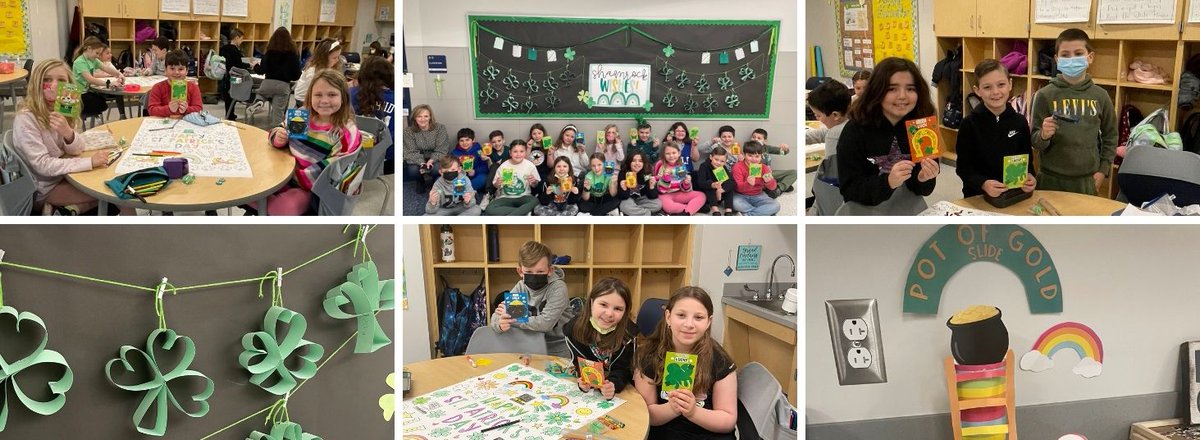 Our lucky RHE Lions getting their green on today!
