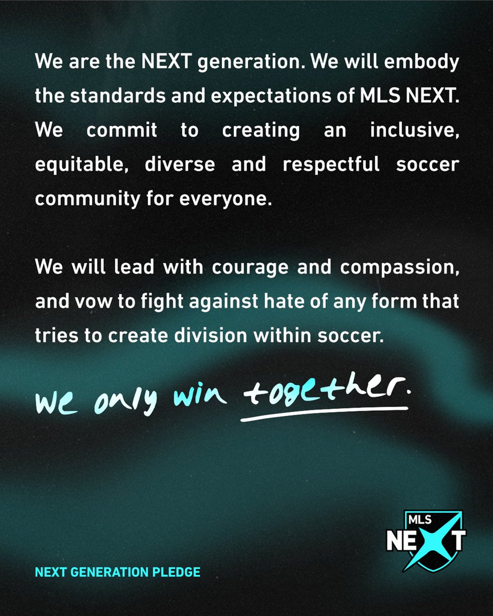 LASurfSoccer's tweet photo. Welcome to the NEXT Generation ✊✊🏻✊🏼✊🏽✊🏾✊🏿
The @mlsnext and LA SURF are Dedicated towards Continuing to Provide Each and Every Player with an Equal and Fair Playing Field Led with Courage and Compassion.
#WeAreLASURF 🌊🏄♀️🏄♂️ #OurPledge 🌟 #YourGeneration ⚽ https://t.co/0dgvYRKsBW