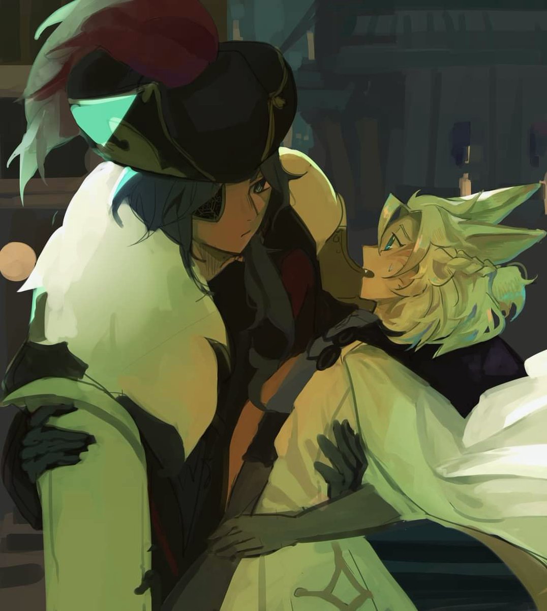 Panitor1's tweet photo. Lately im start playing League so i just wanna make some Bilgewater AU for them
#Kaebedo 
❄️🌻 https://t.co/m7TE41KAIe