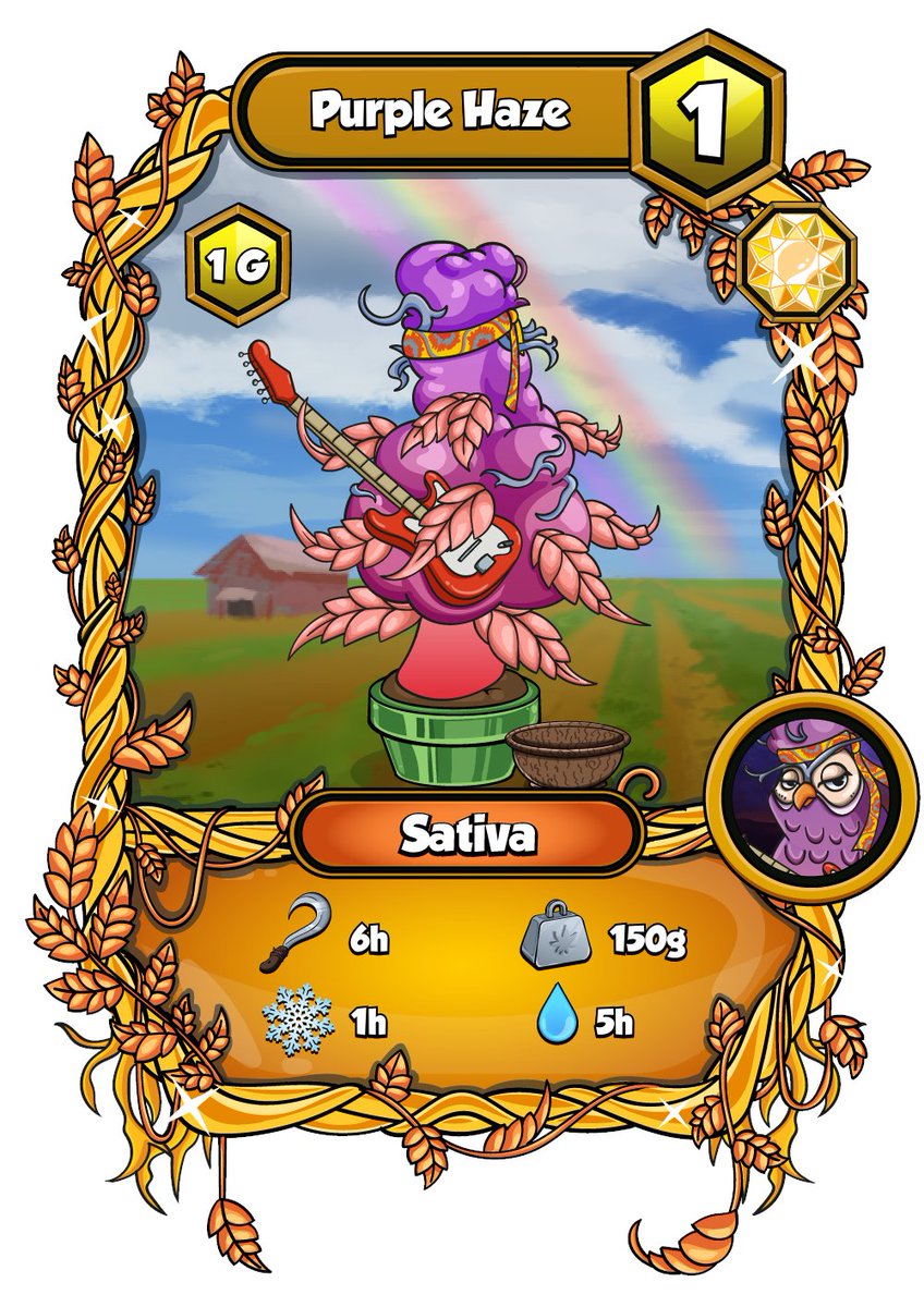 DevCosmin's tweet photo. You know what fits better with my new banner?@MetawanaGame 
My new Purple Haze!
#Nugpull #SolanaNFTs #LFGrow https://t.co/YxqJtPVvup