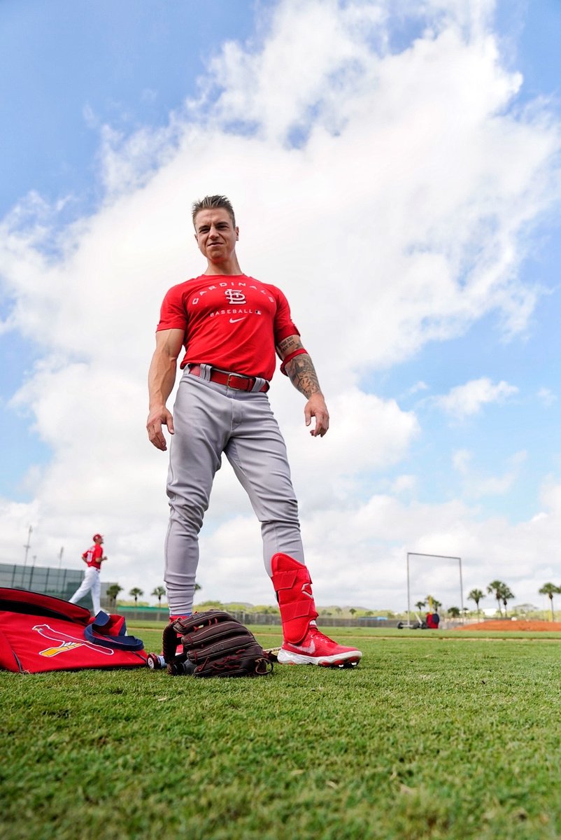 Cardinals's tweet photo. Wouldn't want to be a baseball 💪 https://t.co/lygqFzj7kK