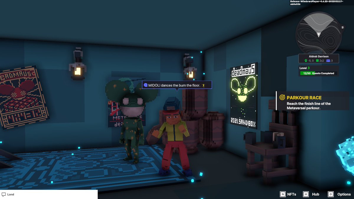 MIDOLIx's tweet photo. @TheSandboxGame @deadmau5 I just participated in the daily #SandboxAlphaS2Contest for a chance to earn up to 1,000 $SAND! Starting March 17 - Selfie with Deadmau5. Check out my screenshot below!
👇 #SandboxAlphaS2 https://t.co/PUBXyxOU5q