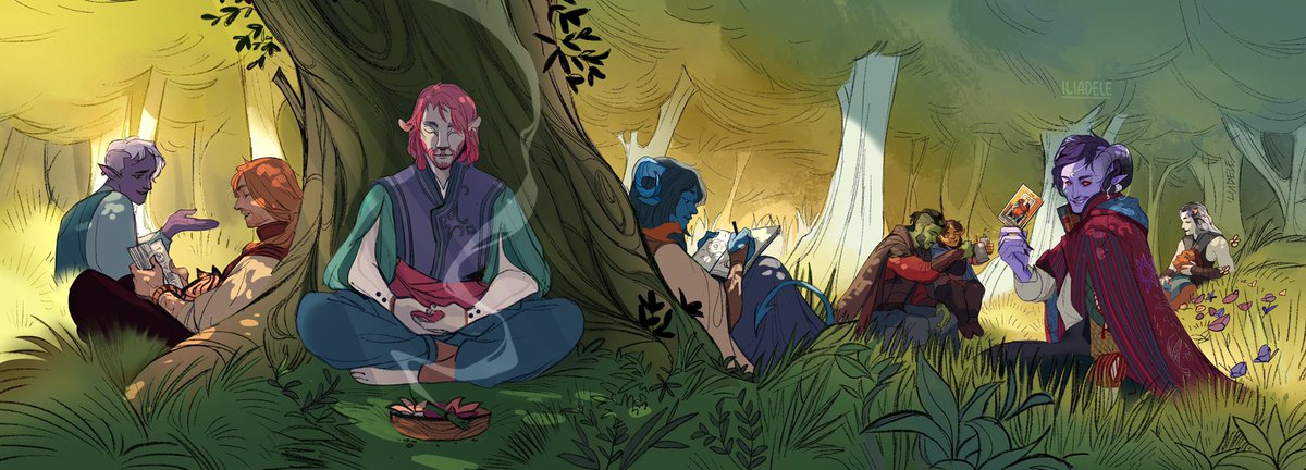 Bringing back these old pieces from back when C2 ended because it's a day to be merry but also a bit nostalgic 💜 onward and upwards! Happy 7th year #CriticalRole 