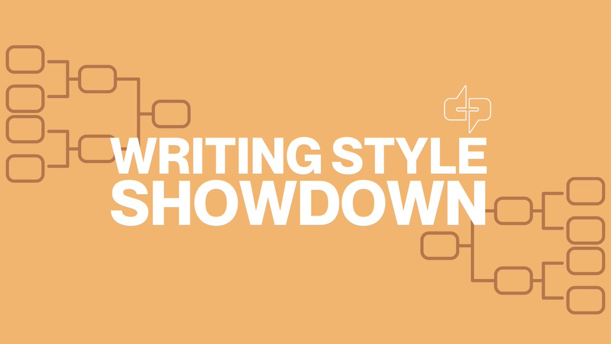 DevinePartners's tweet photo. In the spirit of #MarchMadness, we're looking to crown the most important rule for writing – the Champion of Style &amp; Grammar Writing. We’ve collected debated writing rules &amp; built a bracket for you to vote on your favorites. Read more about our tournament➡️https://t.co/KASFNQ37T2 https://t.co/EkB2R67jcR